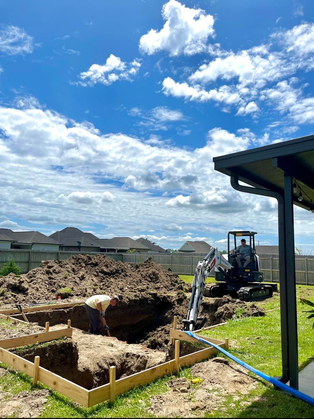 Custom gunite pool project