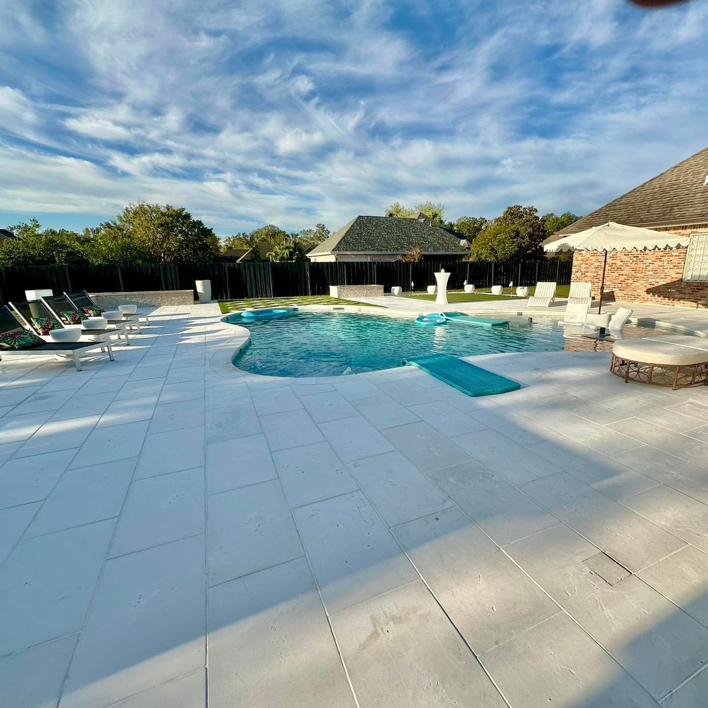 Pool construction project